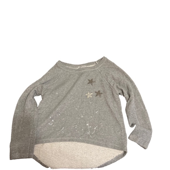 Cropped grey sweatshirt - Picture 3 of 4